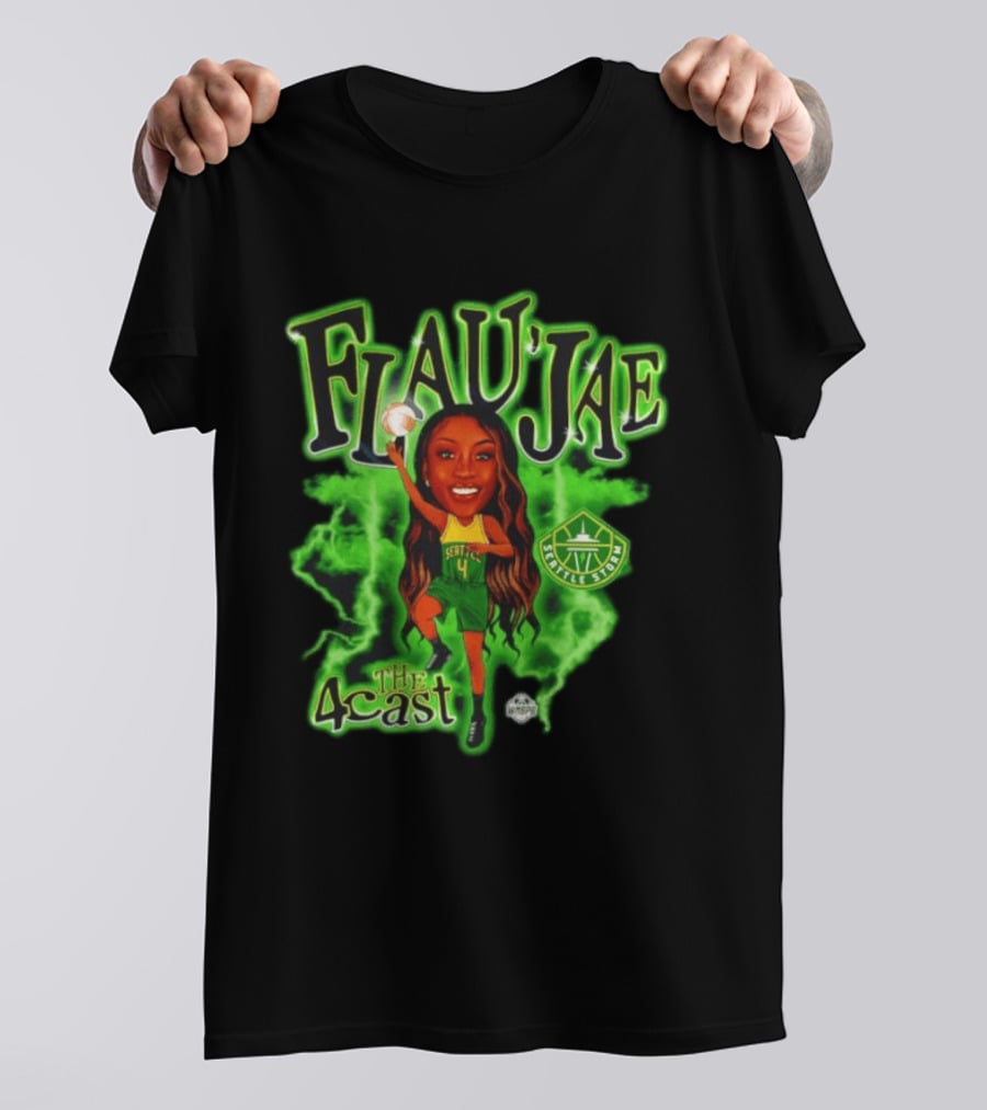 Flau'jae Johnson Seattle Storm The 4cast WNBA T-Shirt