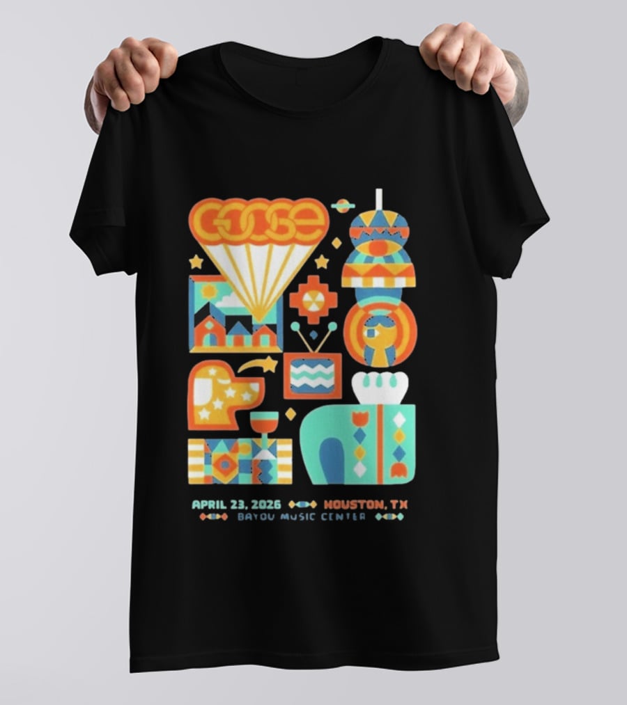 Goose April 23 2026 Houston TX 713 Music Hall Event T-Shirt