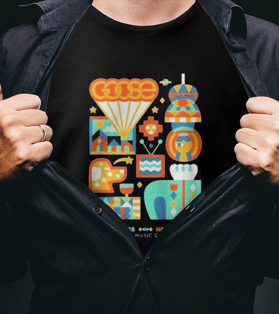 Goose April 23 2026 Houston TX 713 Music Hall Event T-Shirt