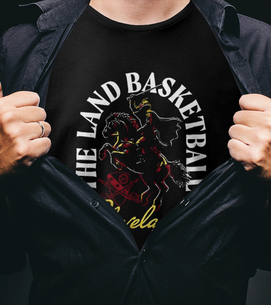 Cleveland The Land Basketball Est 1970 Curved T-Shirt