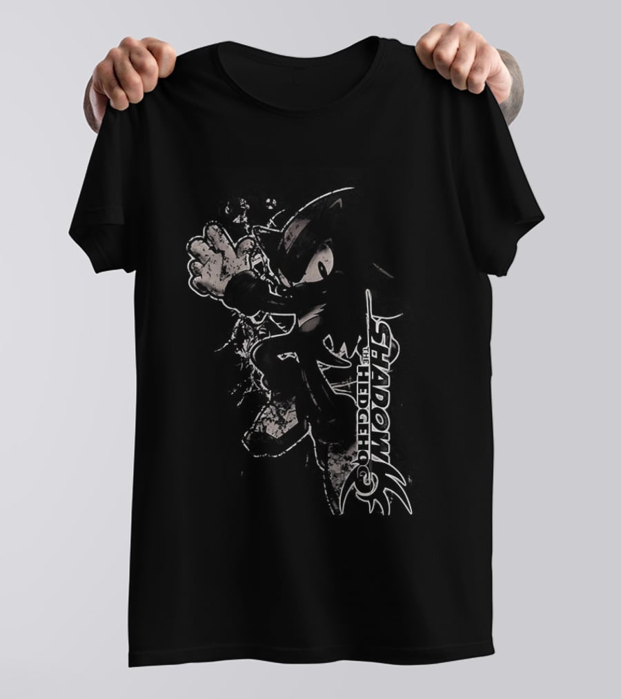 Shadow The Hedgehog Sega Character Pose Action T-Shirt