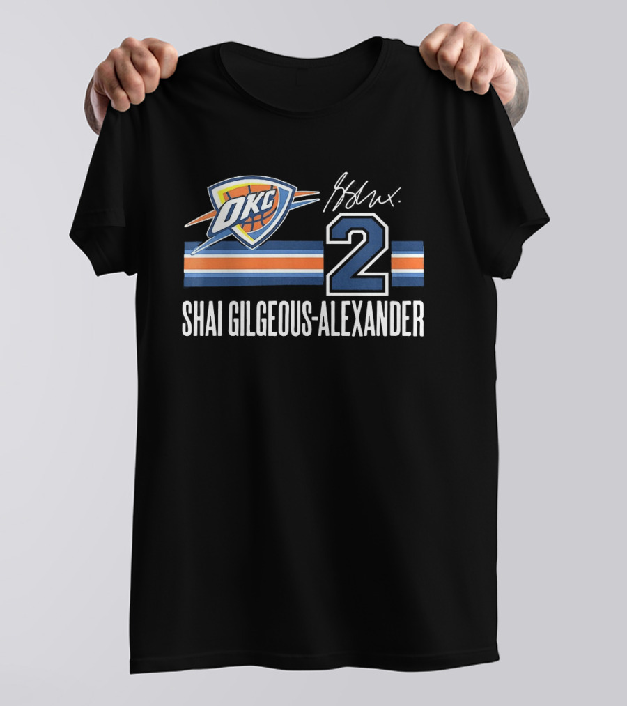 Shai Gilgeous Alexander Oklahoma City Thunder 2 NBA OKC T-Shirt