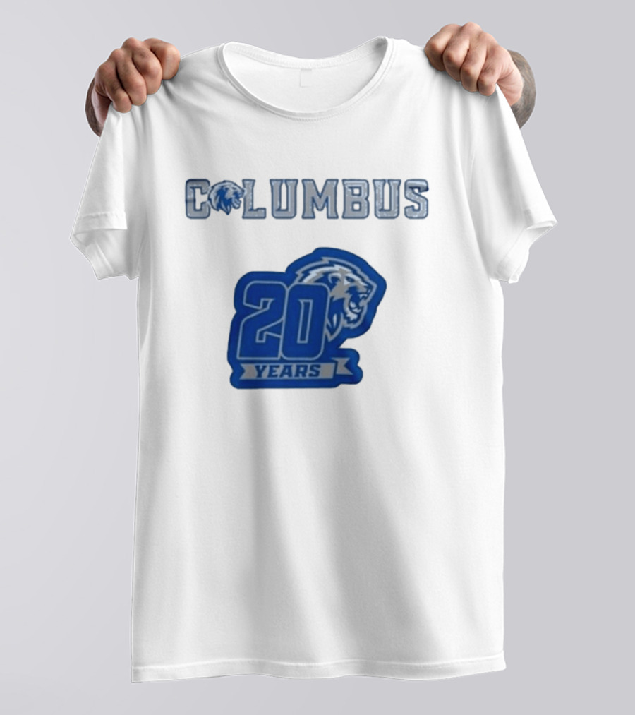 Columbus Lions 20 Years Celebration T-Shirt