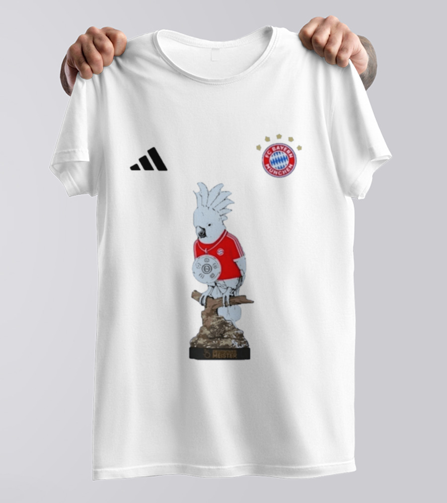Fc Bayern München Deutscher Meister 2026 Cockatoo Champion Bundesliga T-Shirt