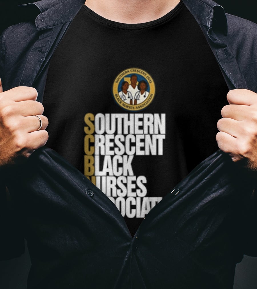 Southern Crescent Black Nurses Association Diversity Unity Healthcare Community T-Shirt