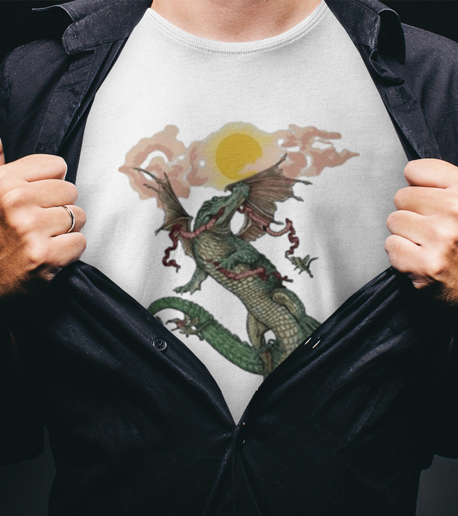 Goose St. Augustine Spring 2026 Event Dragon With Sun And Clouds T-Shirt