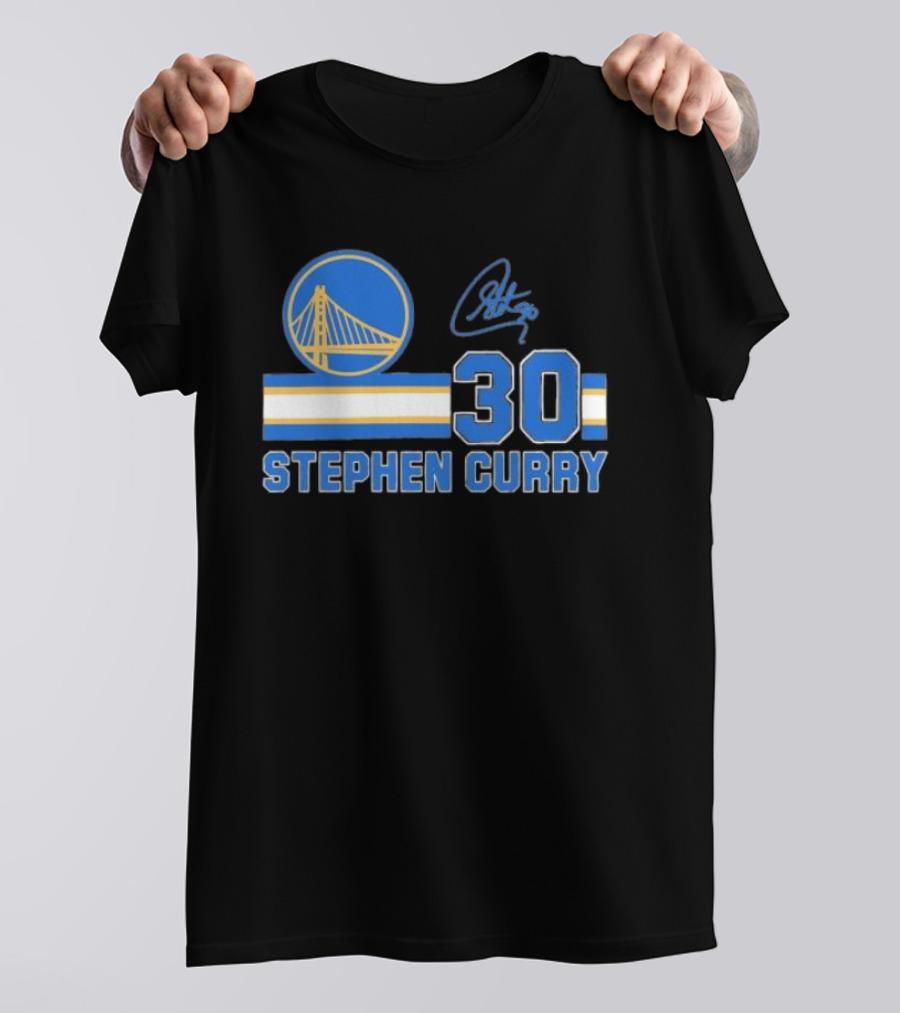 Stephen Curry Golden State Warriors 30 Signature T-Shirt