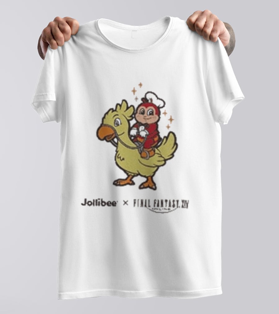 Jollibee X Final Fantasy XIV Chocobo Collaboration T-Shirt
