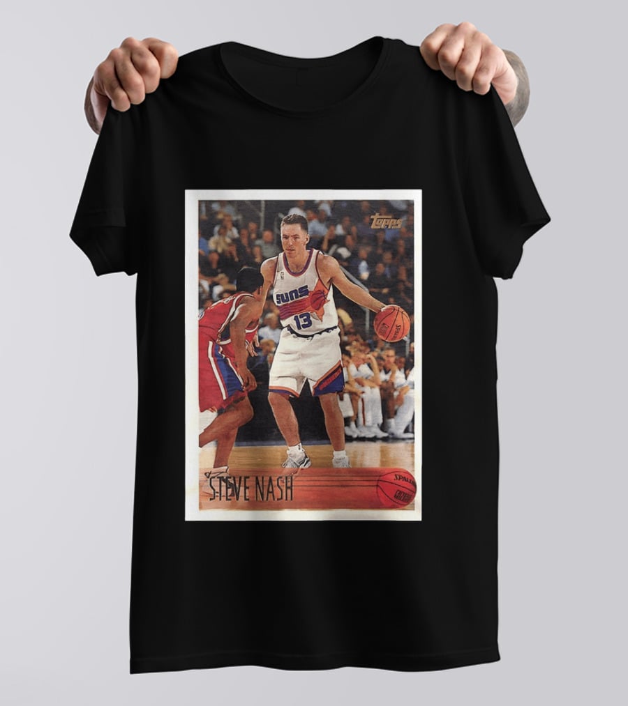 Steve Nash Phoenix Suns Topps NBA Card 13 T-Shirt