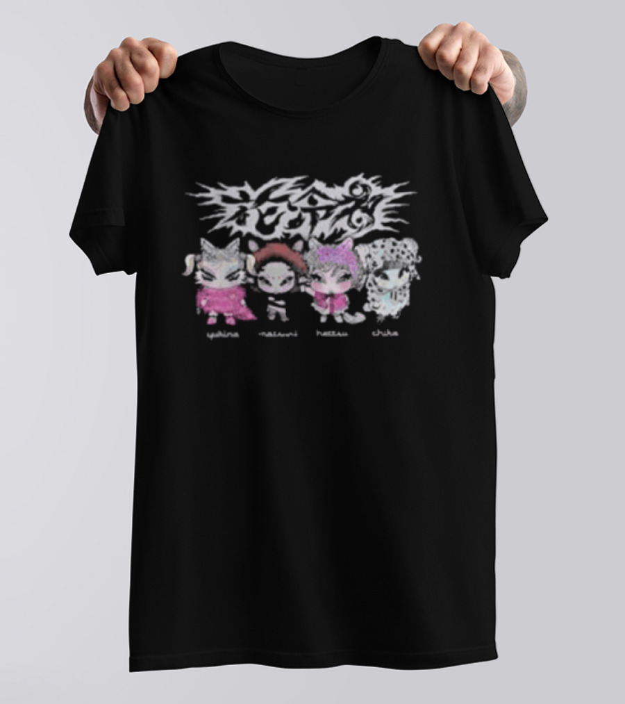 Hanabie 2026 Piggy Tour Characters Geddaeborra Poopland France Tofu T-Shirt