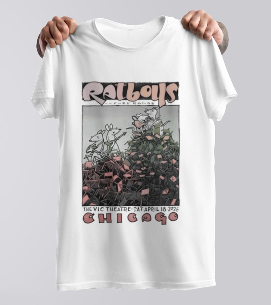 Ratboys Live At The Vic Theatre April 18 2026 Chicago IL T-Shirt
