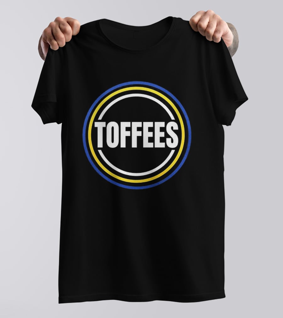 Toffees Circle Blue And Yellow Rings T-Shirt