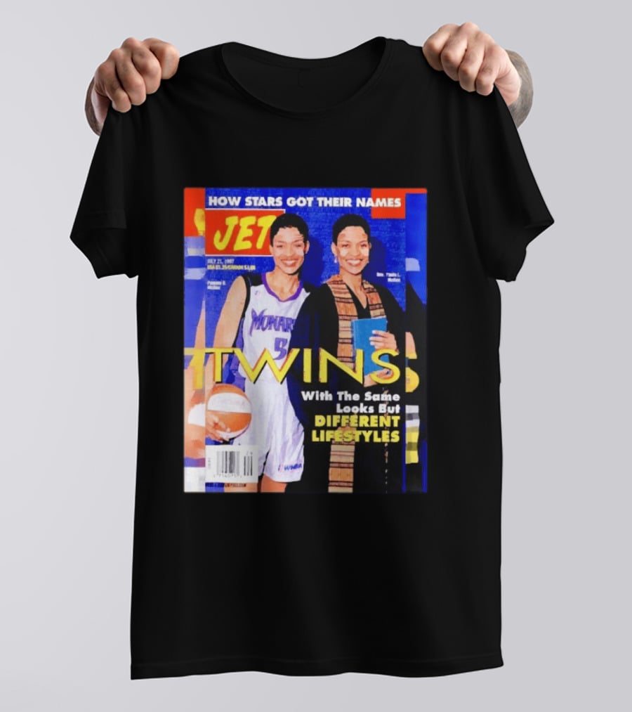 Jet Magazine Pamela McGee And Paula McGee Twins Different Lifestyles July 27 1987 T-Shirt