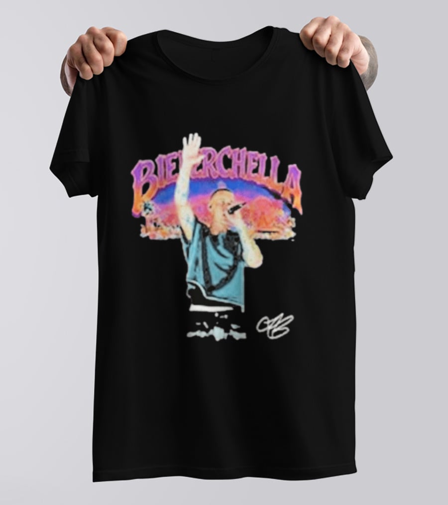 Bieberchella 2026 Justin Bieber Performance Artistry And Festival Vibes T-Shirt