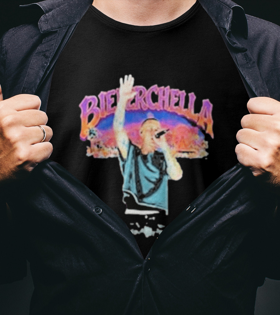 Bieberchella 2026 Justin Bieber Performance Artistry And Festival Vibes T-Shirt