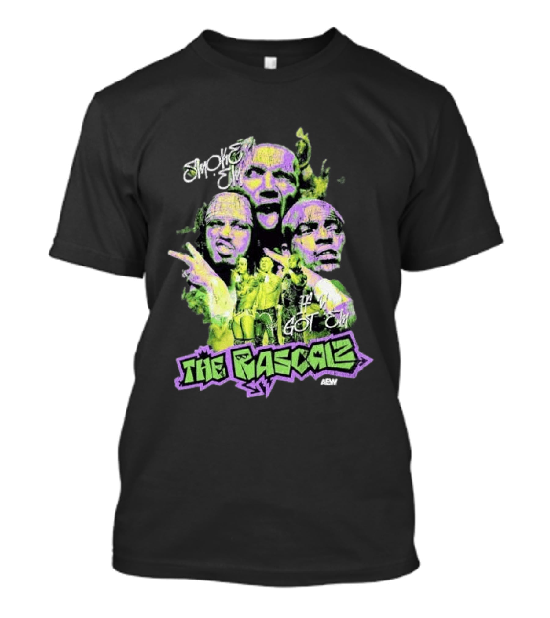 AEW The Rascalz Smoke Em If You Got Em Vibrant Wrestling Crew T-Shirt