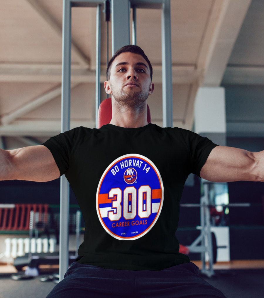 Bo Horvat 14 Islanders NHL 300 Career Goals T-Shirt