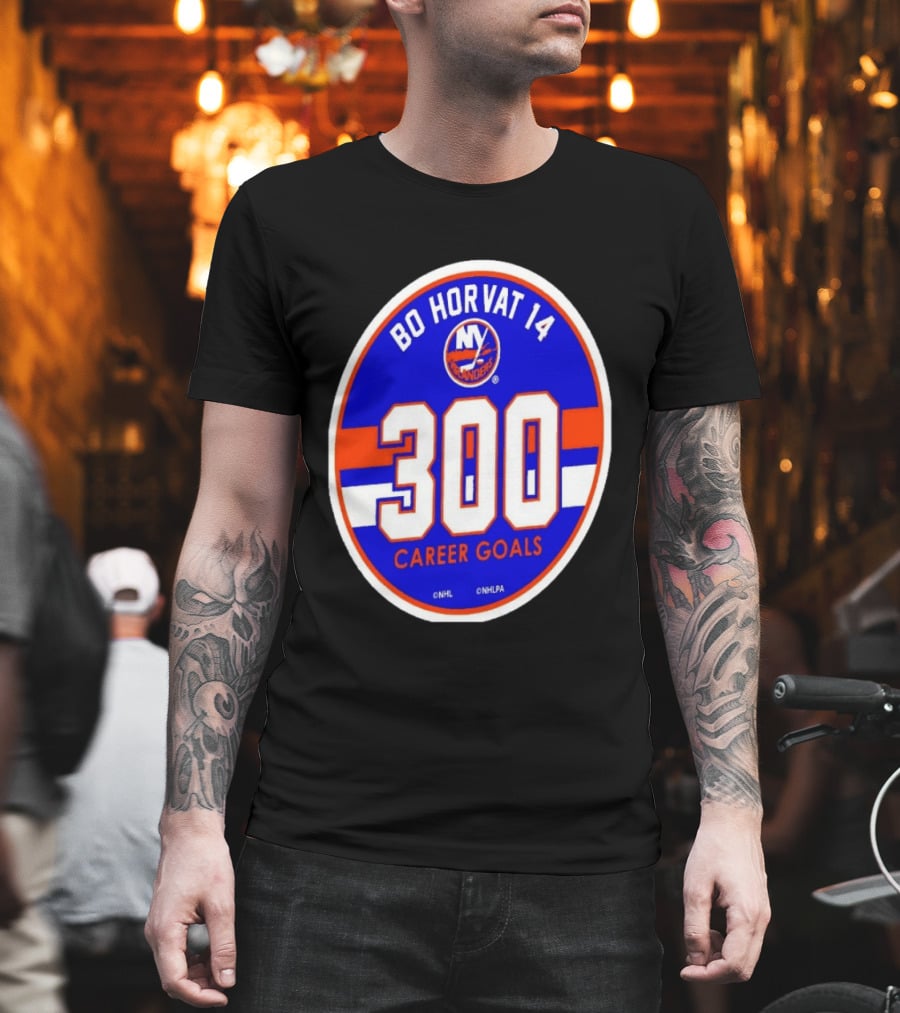 Bo Horvat 14 Islanders NHL 300 Career Goals T-Shirt