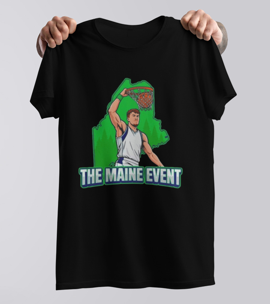 The Maine Event Basketball Dunking Athlete T-Shirt