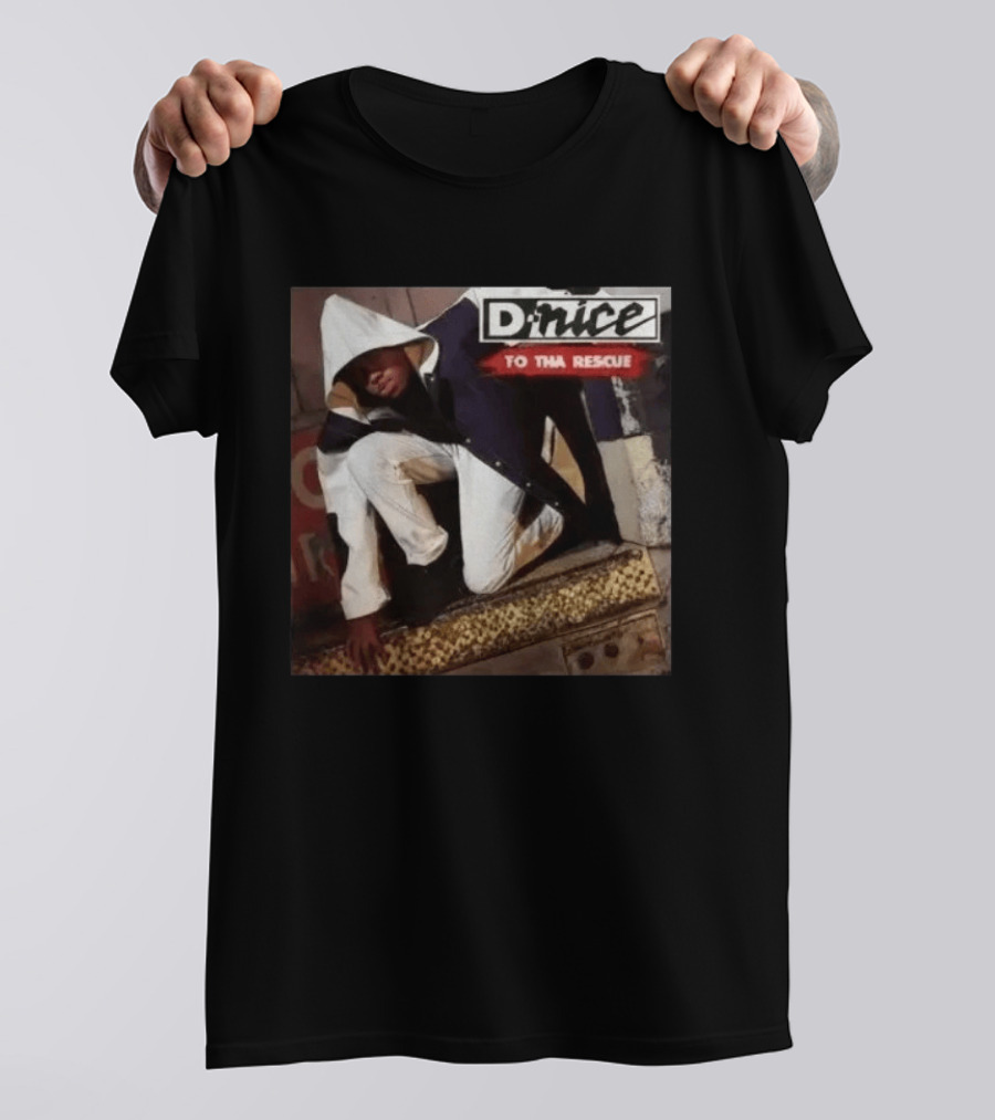 D Nice To Tha Rescue Urban Style Album Cover T-Shirt