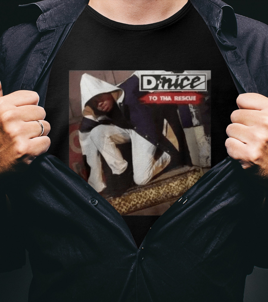 D Nice To Tha Rescue Urban Style Album Cover T-Shirt