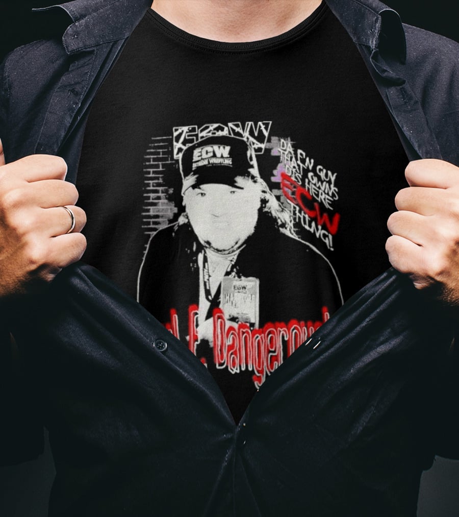 Paul E Dangerously ECW Hardcore Iconic Wrestling T-Shirt