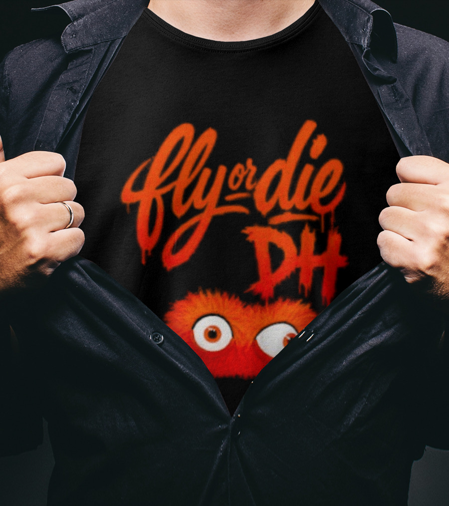 Fly Die DH Gritty Eyes Philadelphia Flyers T-Shirt