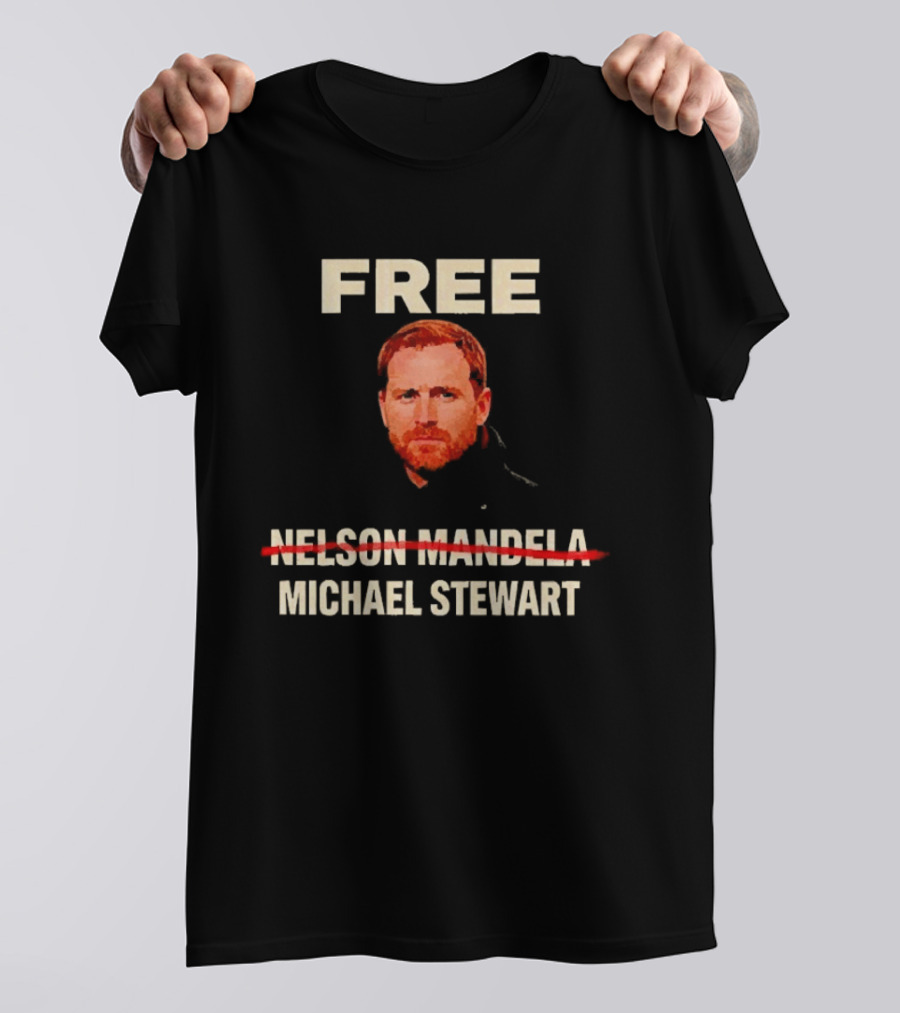 Free Michael Stewart Manchester United T-Shirt