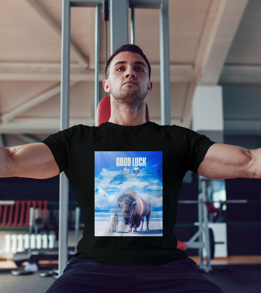 Good Luck Jacksonville Icemen Buffalo Sabres NHL Team Game 1 Buffalo Beach Sky T-Shirt