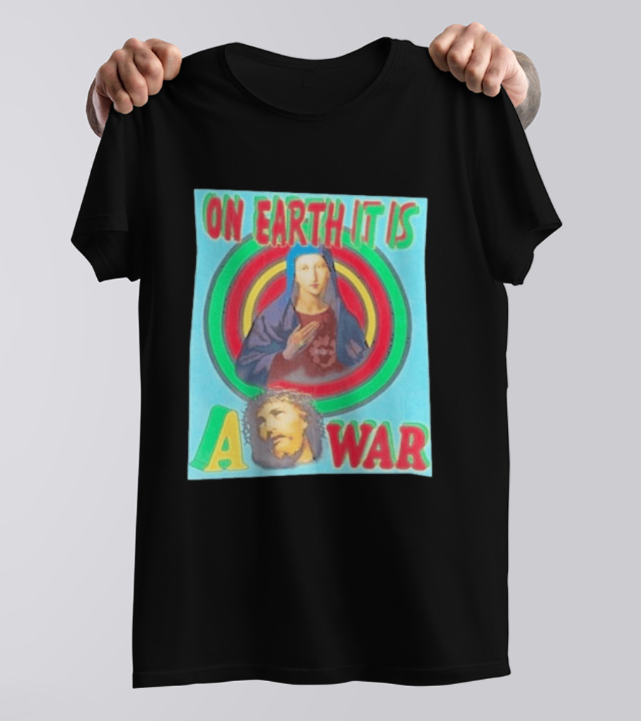 Houston Texans Saint Michael On Earth It Is A War T-Shirt