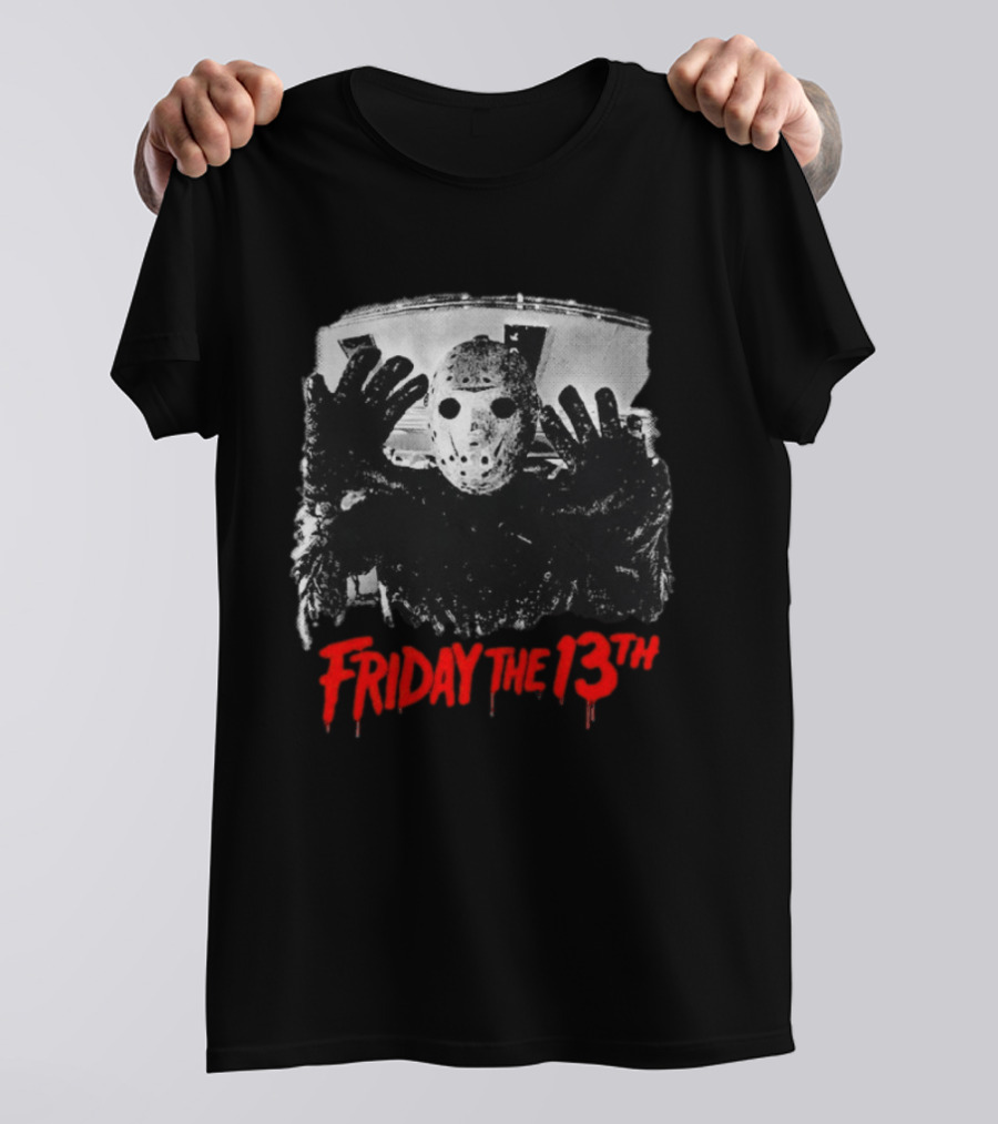 Friday The 13th Jason Voorhees Horror Icon Classic Mask T-Shirt