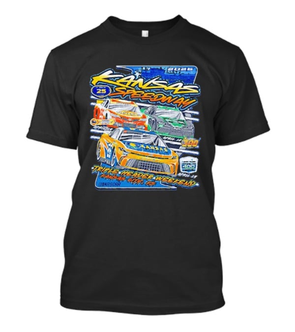 2026 Kansas Speedway NASCAR Triple Header Weekend April 25 Car 400 Kansas City T-Shirt