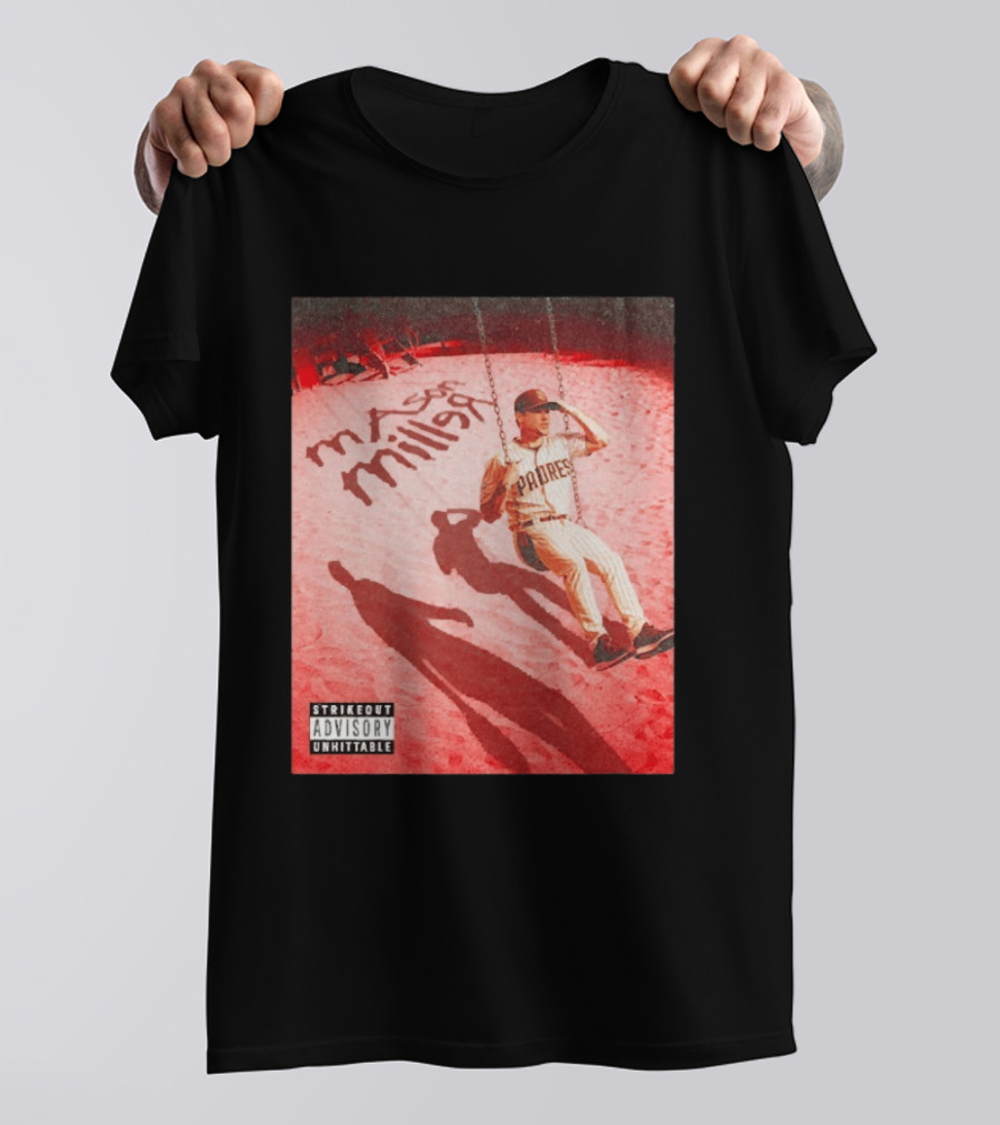 Mason Miller Padres MLB Reaper With Strikeout Advisory Unhittable T-Shirt