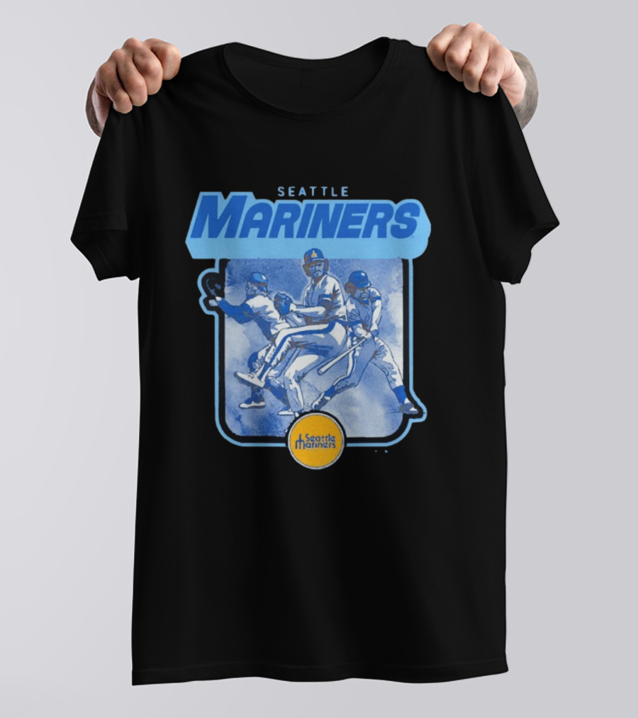 Seattle Mariners Retro Baseball Players T-Shirt
