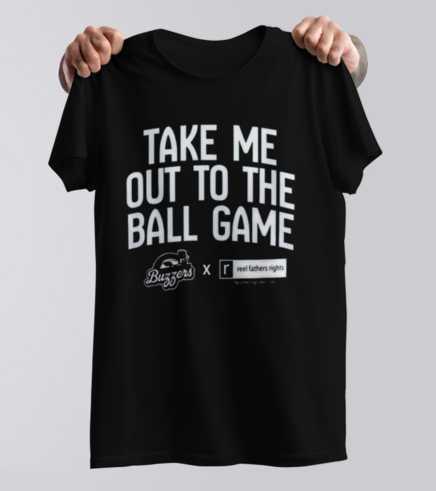 Take Me Out To The Ball Game Buzzers X Reel Fathers Rights Collaboration T-Shirt