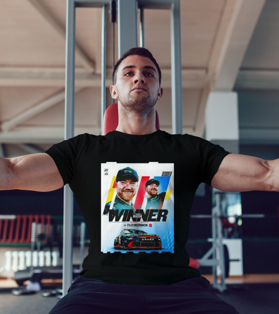 Winner Tyler Reddick NASCAR Kansas Speedway Victory Car Chevrolet Camaro T-Shirt
