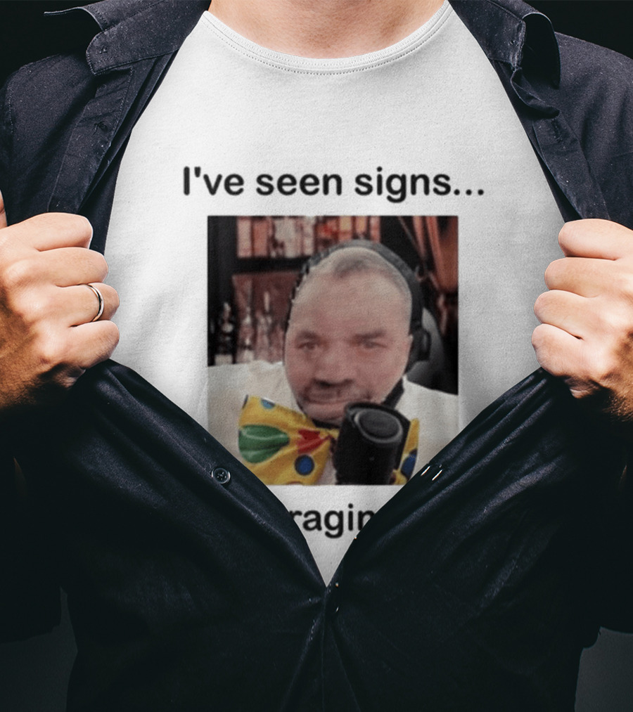 I've Seen Signs Encouraging Sigh Microphone Headset Bow Tie T-Shirt