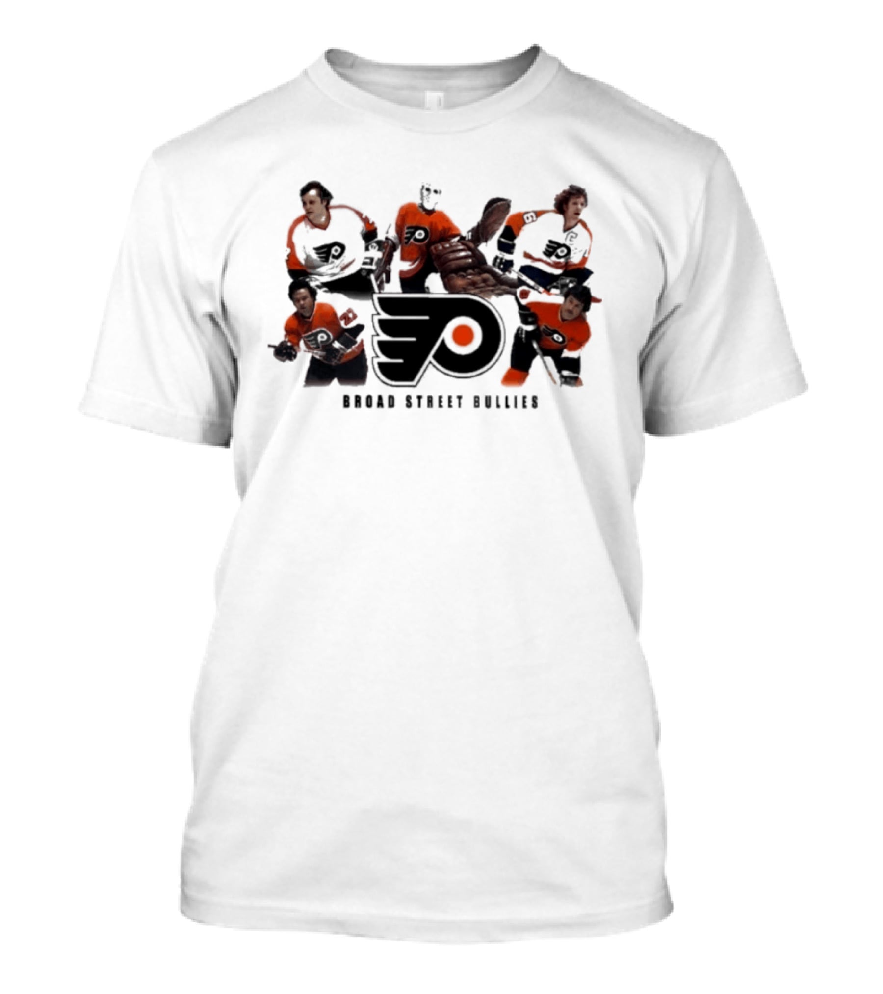 Philadelphia Flyers Broad Street Bullies Flyers Logo Hockey Legends T-Shirt