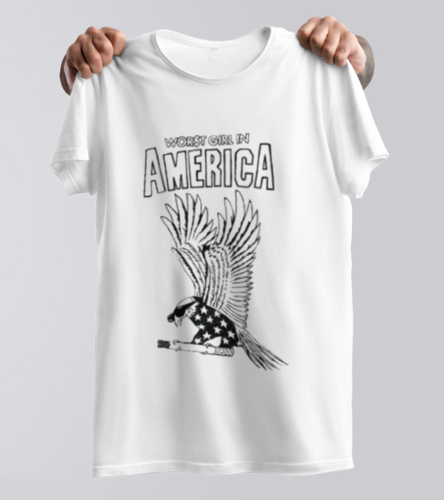 Slayyyter Worst Girl In America Eagle T-Shirt