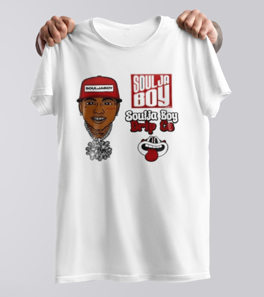 Soulja Boy Drip Co Tour 2026 Grills And Hat Collection T-Shirt