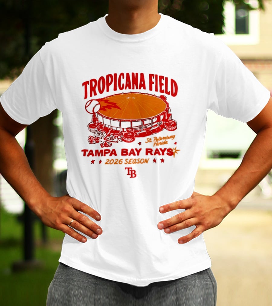 Tropicana Field Tampa Bay Rays Home Run 2026 Season T-Shirt