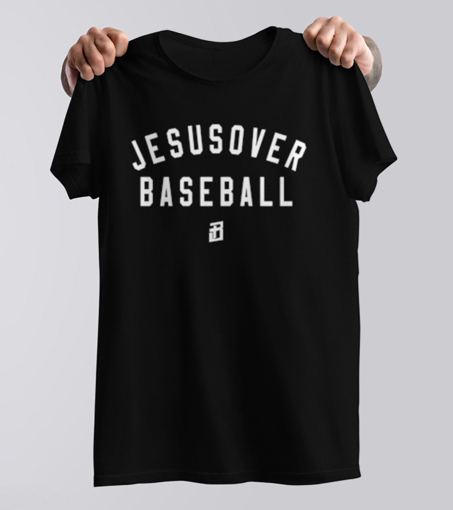 Jesus Over Baseball Alex Call T-Shirt