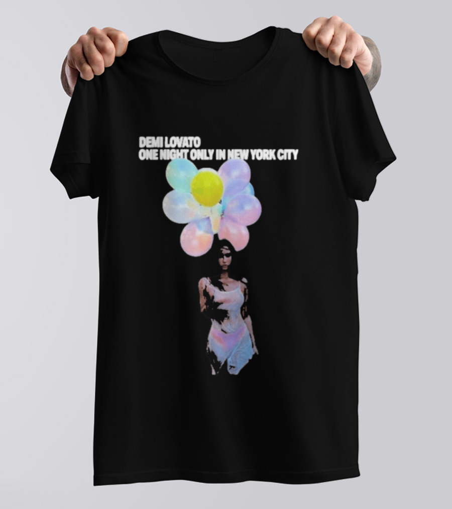 Demi Lovato One Night Only In New York City Colorful Balloons Dress T-Shirt
