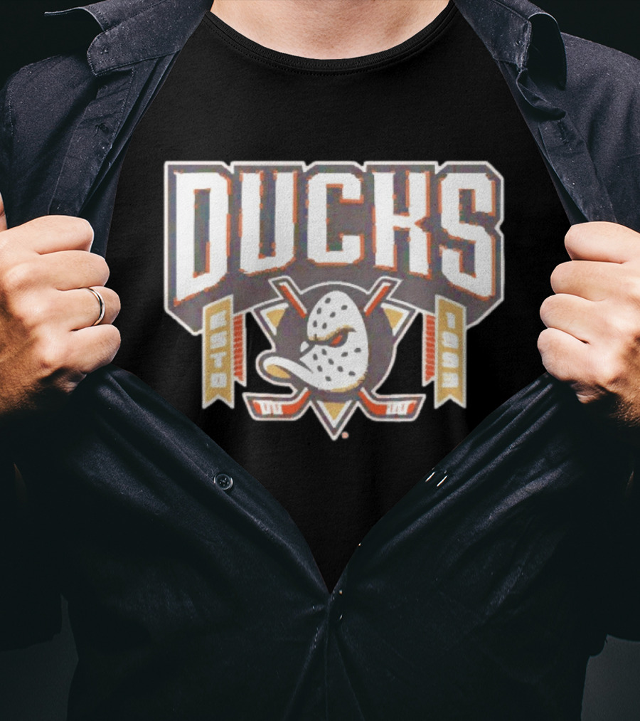 Raise The Banners Anaheim Ducks Est 1993 Retro Hockey T-Shirt