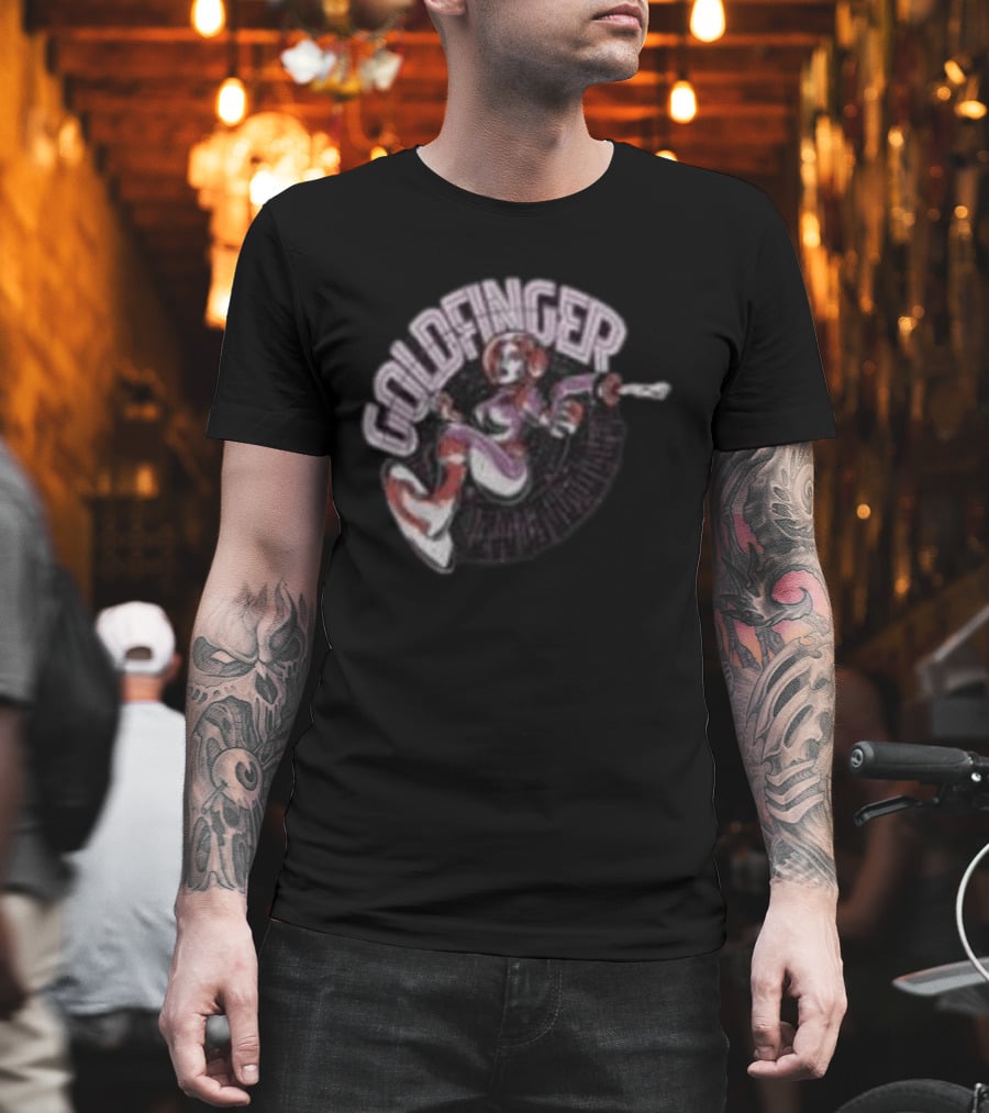 Goldfinger Seattle Event April 17 2026 The Showbox Retro Futuristic T-Shirt