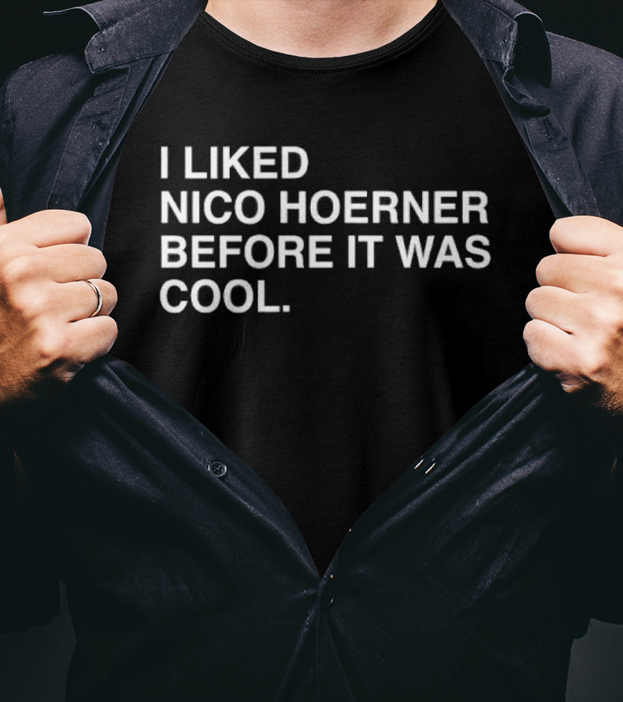 I Liked Nico Hoerner Before It Was Cool Baseball Fan T-Shirt