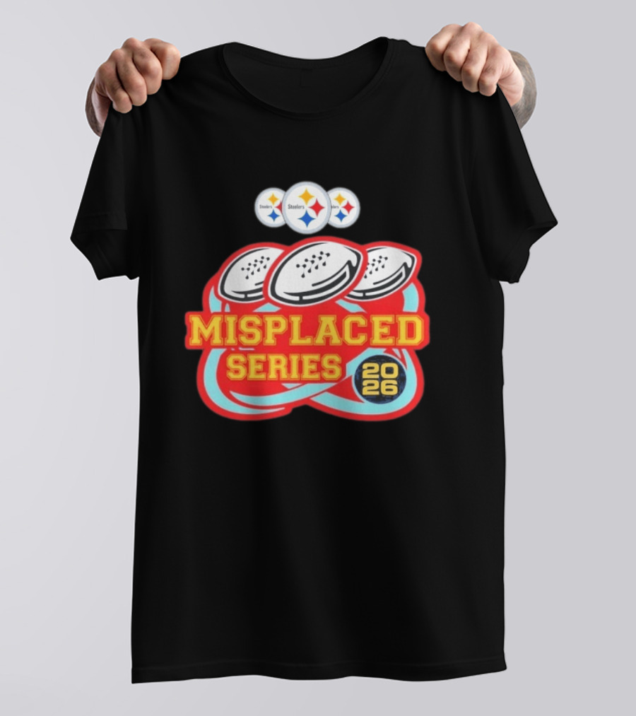 Steelers Misplaced Series 2026 Football Trio T-Shirt