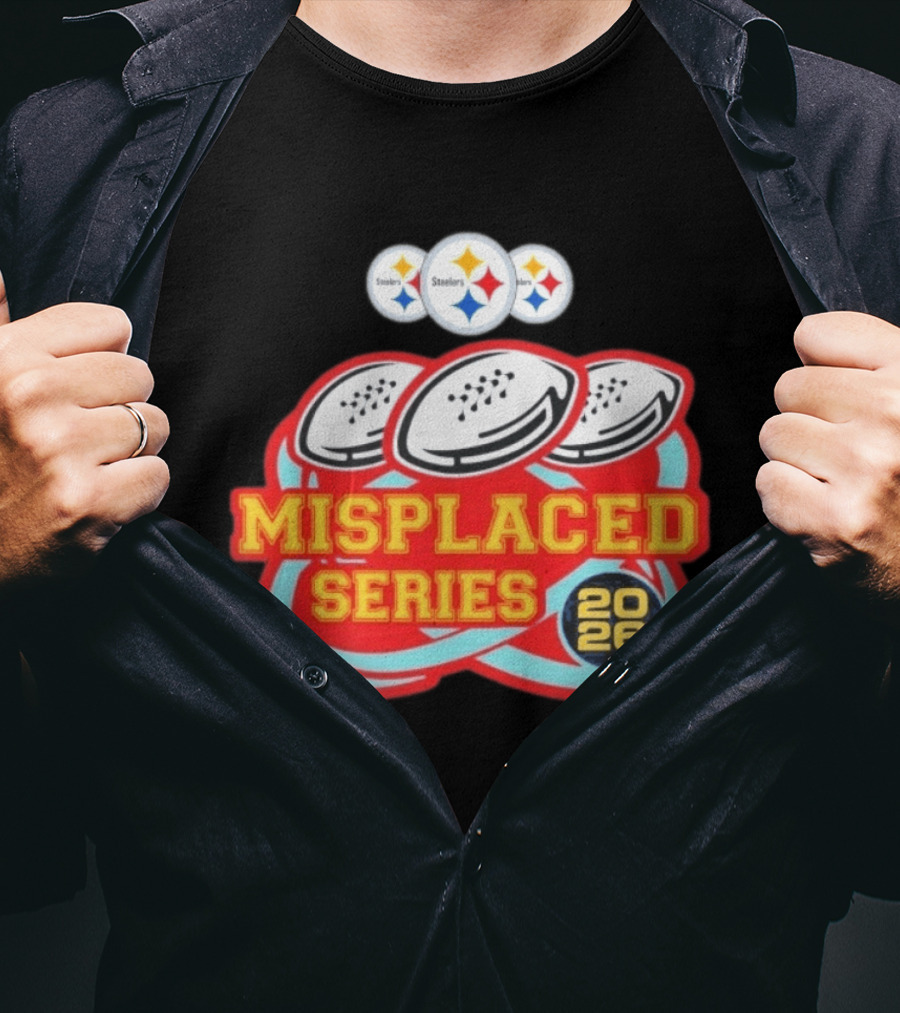 Steelers Misplaced Series 2026 Football Trio T-Shirt
