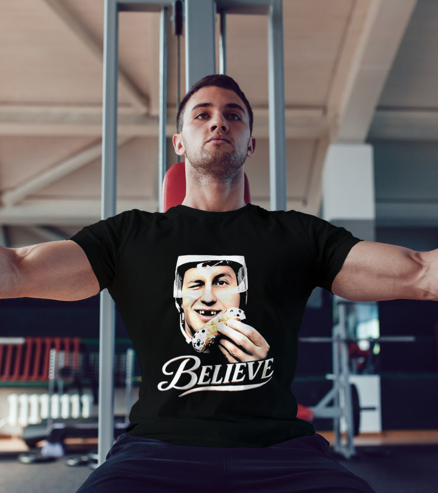 Believe Jack Hughes Big Head Philadelphia Flyers NHL T-Shirt