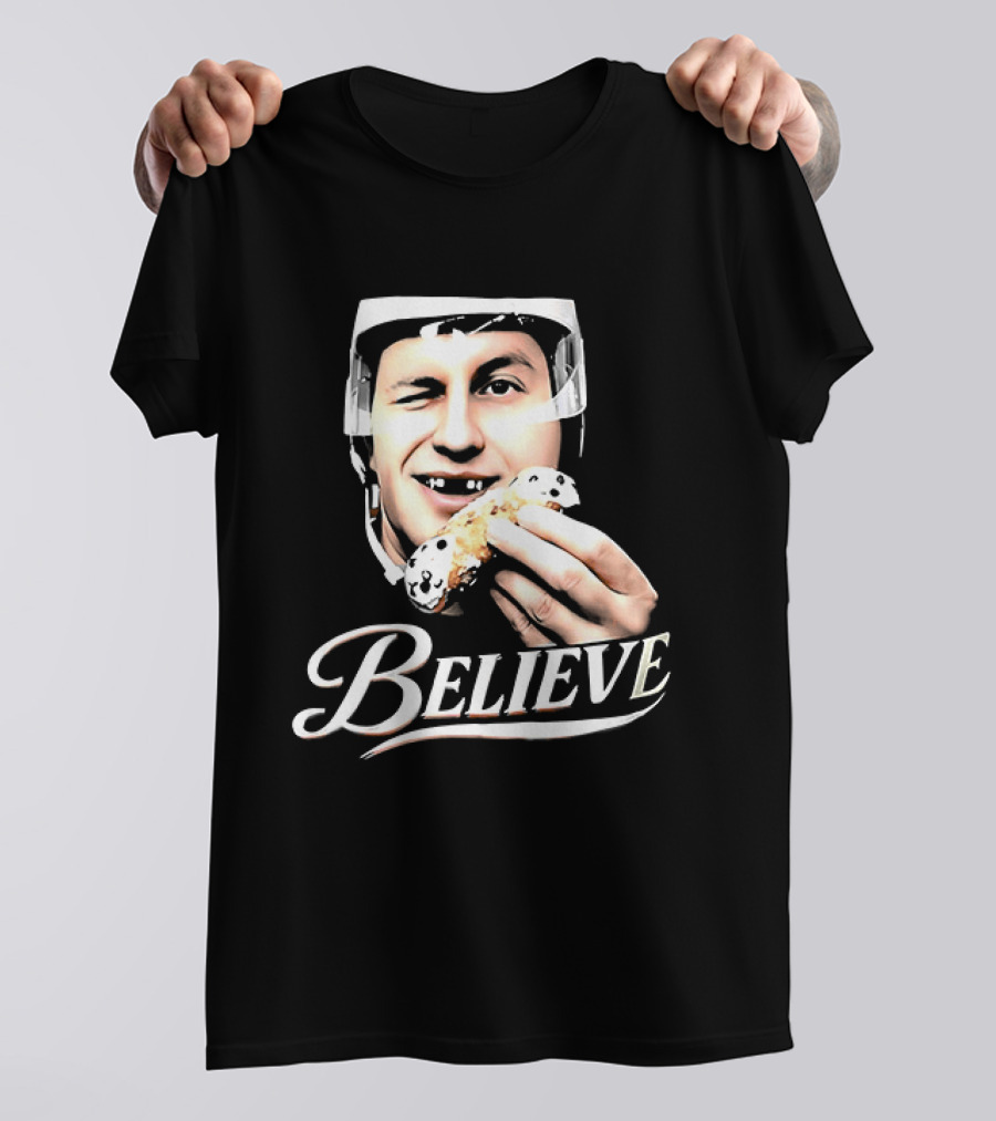 Believe Jack Hughes Big Head Philadelphia Flyers NHL T-Shirt